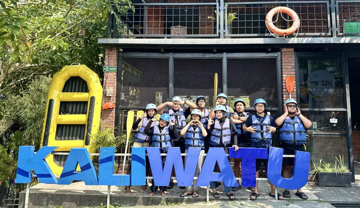 Rafting day with the team